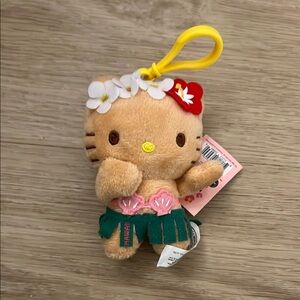 Hawaii Hello Kitty® Plush 4" w/ Strap - Hula Kiss